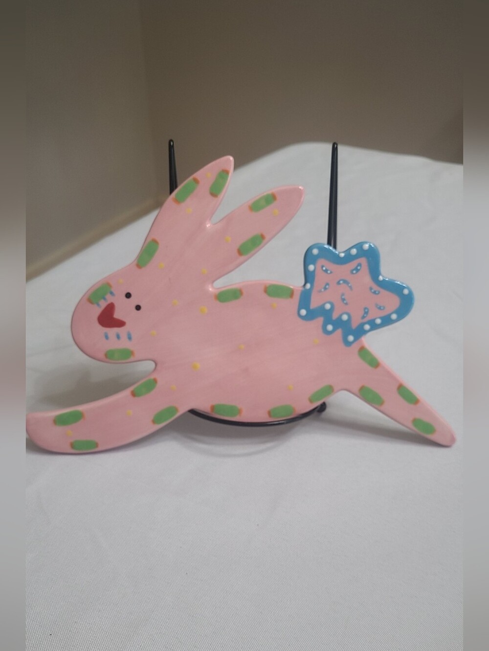 Happy Everything Large Pink Bunny Attachment